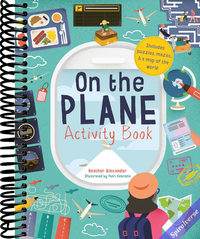 On The Plane Activity Book: Includes puzzles, mazes, dot-to-dots and drawing activities