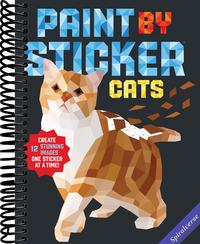 Paint by Sticker (Official): Cats: Create 12 Stunning Images One Sticker at a Time!
