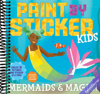 Paint by Sticker Kids: Mermaids & Magic!: Create 10 Pictures One Sticker at a Time! Includes Glitter Stickers
