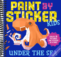 Paint by Sticker Kids: Under the Sea: Create 10 Pictures One Sticker at a Time!
