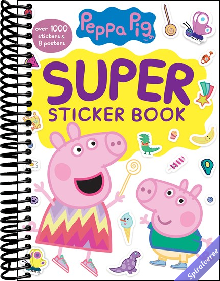 Peppa Pig Super Sticker Book: Over 1000 Stickers & 8 Posters