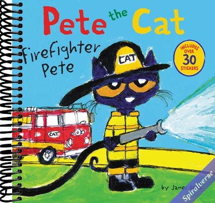 Pete the Cat: Firefighter Pete: Includes Over 30 Stickers!