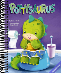 Pottysaurus - Children's Padded Board Book - Potty Training