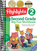 Second Grade Big Fun Workbook: Second Grade Curriculum Workbook for Kids, Practice Math, Reading, Writing, Spelling, Science and More