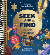 Seek and Find: The First Christmas: With over 450 Things to Find and Count! (Fun interactive Christian book to gift kids ages 2-4)