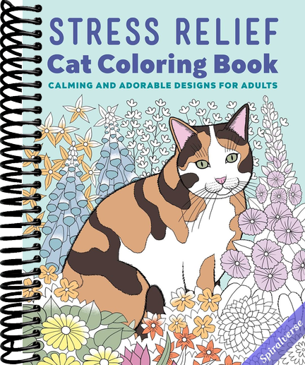 Stress Relief Cat Coloring Book: Calming and Adorable Designs for Adults