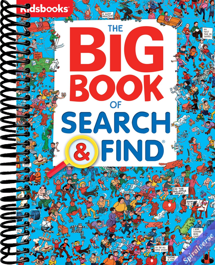 The Big Book of Search & Find - Fun Hidden Object Game for Kids | Boosts Focus & Observation Skills | Engaging Brain-Training Activity Book