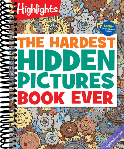 The Hardest Hidden Pictures Book Ever: Ultra-Challenging Brain Games for Kids Ages 8-12, Advanced Seek and Find Puzzles Book with Over 1,500 Hidden Objects to Find (Highlights Hidden Pictures)