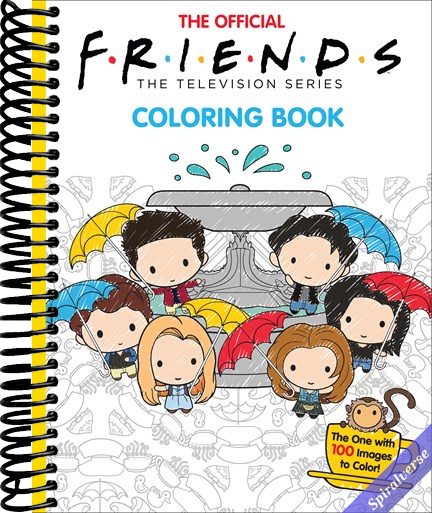 The Official Friends Coloring Book: The One with 100 Images to Color! | The Perfect Stocking Stuffer!