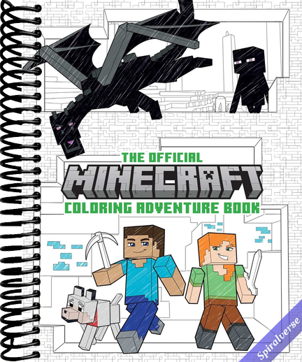 The Official Minecraft Coloring Adventures Book: Create, Explore, Color!: For Young Artists and Kids 5-10 (Gaming)