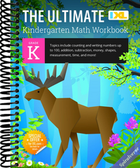 IXL The Ultimate Math Kindergarten Workbooks, Shapes, Addition, Subtraction, Learn to Write and Count Numbers 0-100 & More Kindergarten Math, Kindergarten Math Workbook (IXL Ultimate Workbooks)