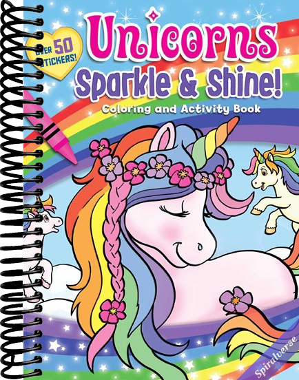 Unicorns Sparkle & Shine! Coloring and Activity Book (Coloring Fun)