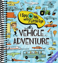 I Spy With My Little Eye Vehicle Adventure - Kids Search, Find, and Seek Activity Book, Ages 3, 4, 5, 6+