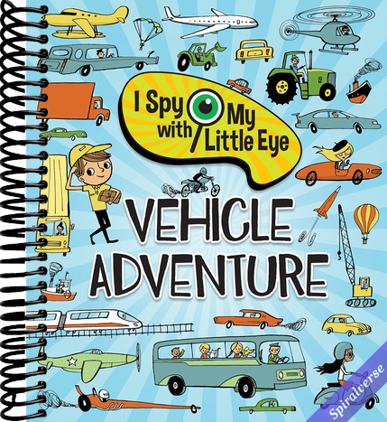 I Spy With My Little Eye Vehicle Adventure - Kids Search, Find, and Seek Activity Book, Ages 3, 4, 5, 6+