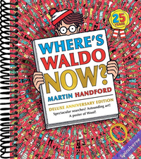 Where's Waldo Now?: Deluxe Edition with New Searches and a Poster of Woof! (A Hidden Object Activity Book with Search & Find Puzzles and Spot-the-Difference Game - a Perfect Gift)