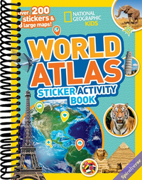 National Geographic Kids World Atlas Sticker Activity Book