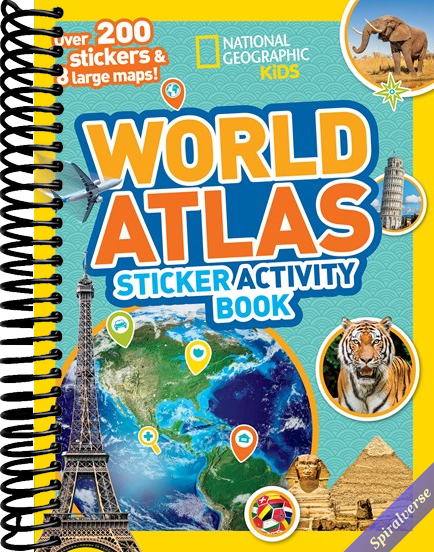 National Geographic Kids World Atlas Sticker Activity Book