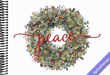 Wreath of Peace Deluxe Boxed Holiday Cards (20 cards, 21 self-sealing envelopes)